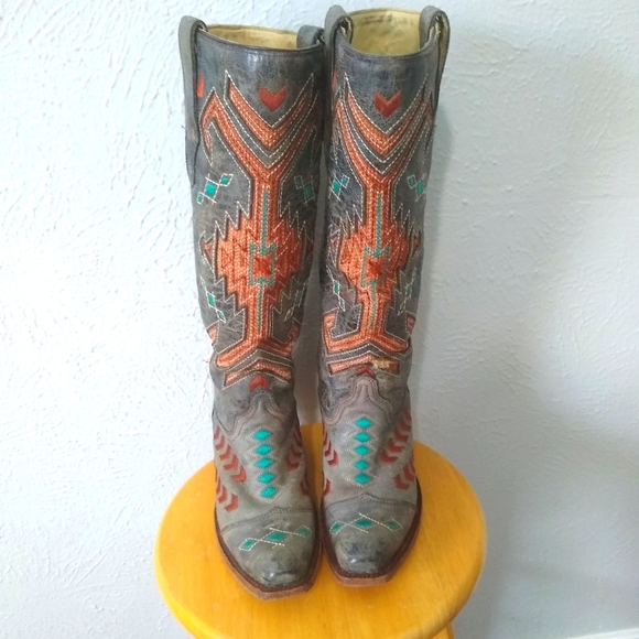 Corral tall cowgirl boots - Picture 1 of 7